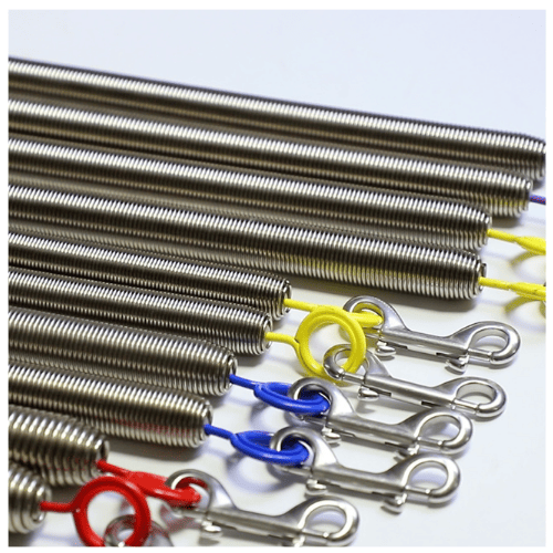 High strength Pilates reformer spring with stable resistance High strength Pilates reformer spring with stable resistance