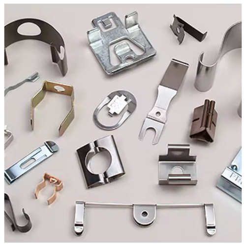 Custom copper brass battery contact spring stamping parts manufacturer