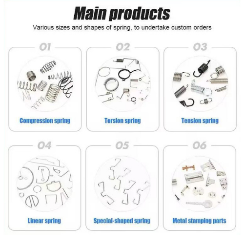 Stainless steel wire bending spring clamp for tank jar
