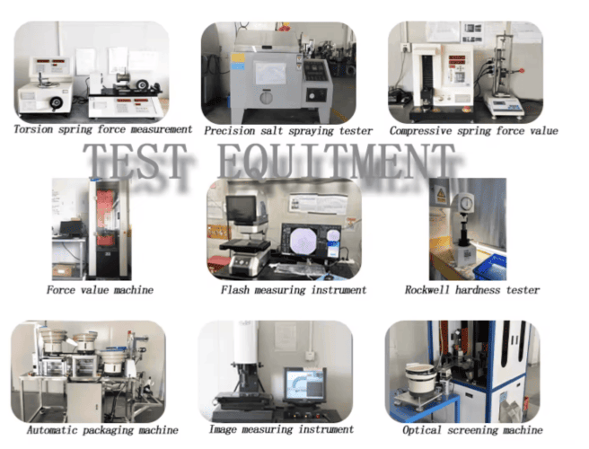 Telescopic spring thickness 6mm width 90mm coil detail