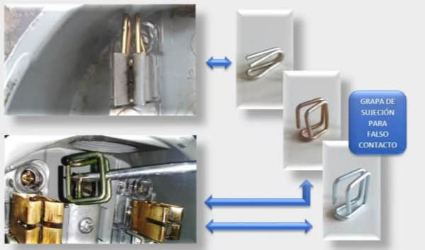 Stainless steel wire bending spring clamp for tank jar
