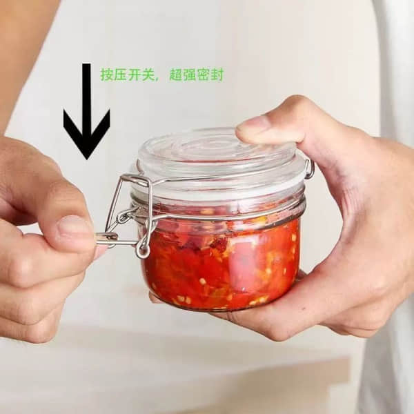 Stainless steel wire bending spring clamp for tank jar