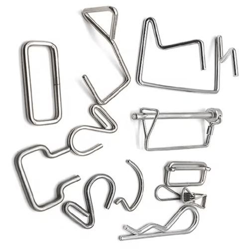 Stainless steel wire bending spring clamp for tank jar