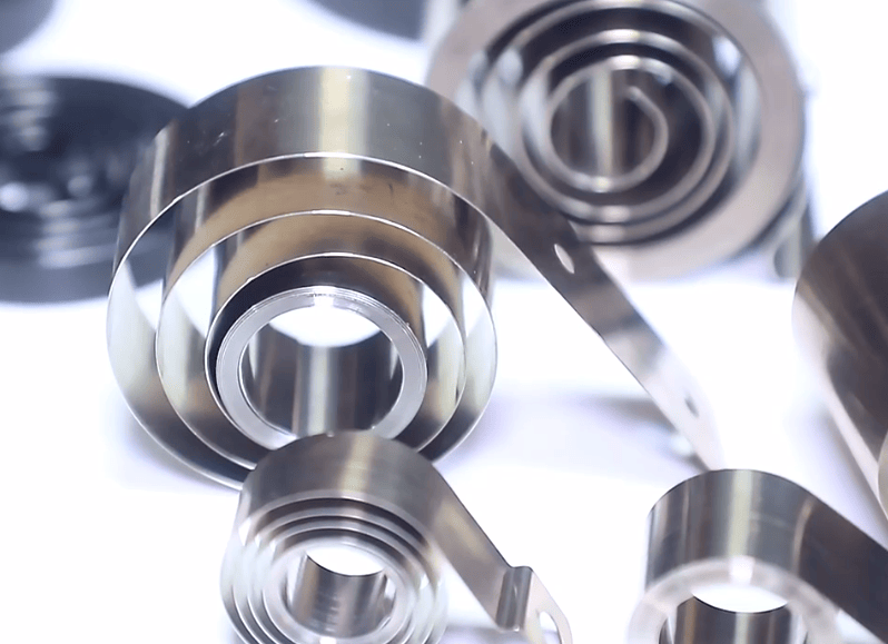 Tobacco pusher spring made from stainless steel for vending machines