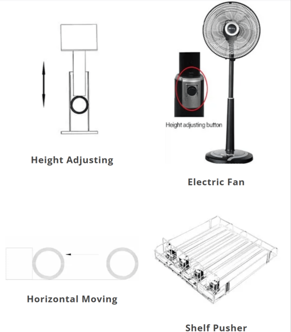 Tobacco pusher spring made from stainless steel for vending machines