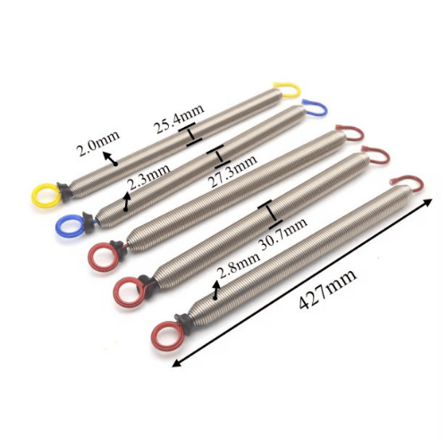 stainless steel pilates reformer springs pilates machine resistance springs