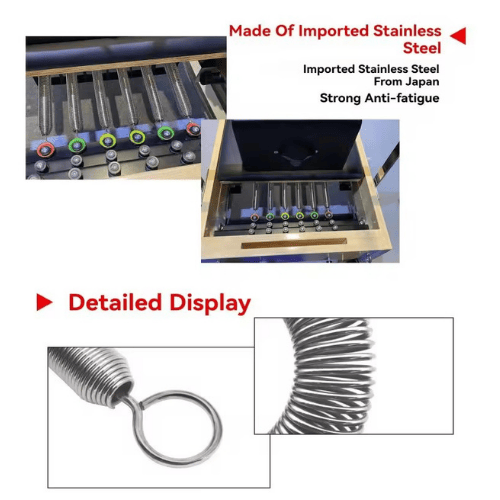 stainless steel pilates reformer springs pilates machine resistance springs