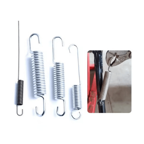 galvanized trampoline spring installed on trampoline frame trampoline spring tension diagram showing bounce mechanism rusty uncoated spring vs galvanized trampoline spring comparison electro galvanized vs hot dip galvanized vs zinc chromate trampoline springs trampoline spring hook types full loop extended hook tapered end different size galvanized extension springs for trampoline 4 to 10 inch salt spray test and pull strength test for galvanized trampoline springs galvanized extension springs used in fitness equipment garage door agricultural machinery furniture Seme Hardware contact QR code and spring sample box