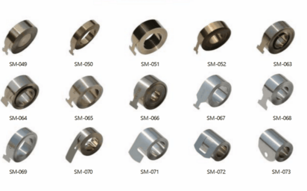 Constant force spring applications in cable retractor and window counterbalance systems