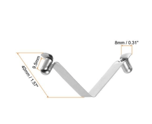 Spring Button Clips for Tubing | Custom Tube Spring Clips Manufacturer