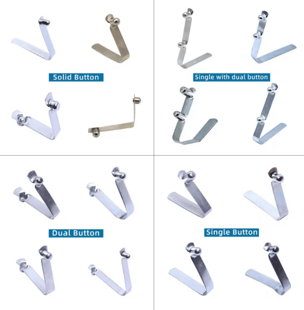 Spring Button Clips for Tubing | Custom Tube Spring Clips Manufacturer