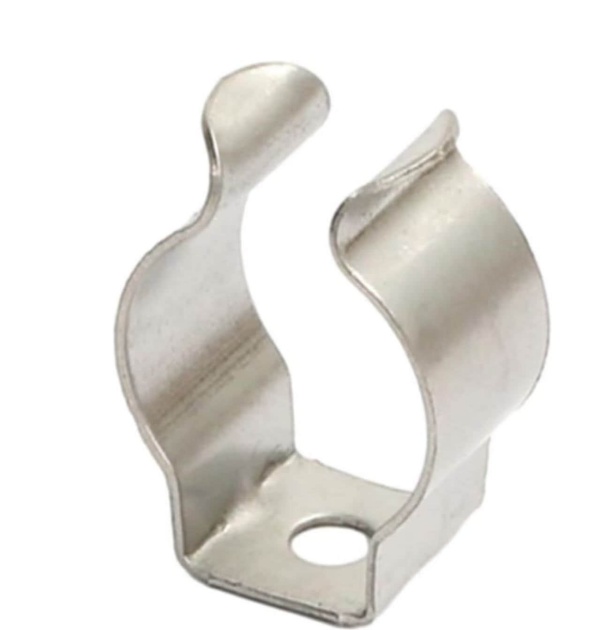  T8 Tube Clip – LED Lamp Mounting Bracket | OEM Stainless Steel Spring Clip Manufacturer