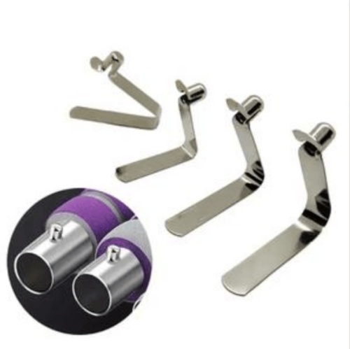 Custom V-Shaped Push Button Tube Lock Spring Clip | OEM Stainless Steel Factory