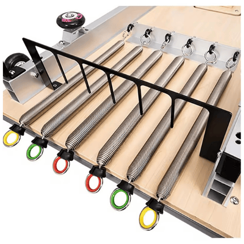 High strength Pilates reformer spring with stable resistance