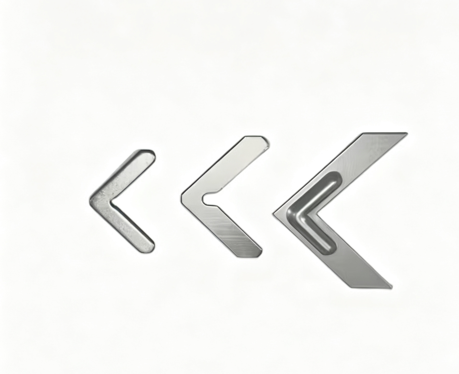 Custom Stamped Zinc Plated L-Shape Spring Clip Brackets for Photo Frames