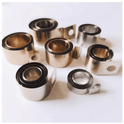Stainless steel shelf pusher spring manufacturer. Automatic propelling, anti-rust, custom sizes. Factory direct. Get a free quote.