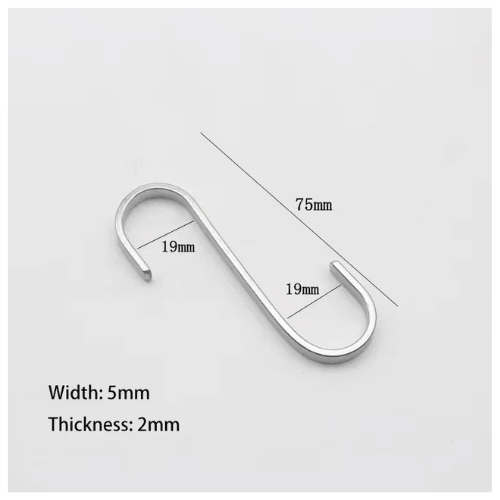 Heavy Duty Flat S Shaped Hooks | Stainless Steel Hangers for Kitchen & Closet | SEME Hardware Heavy Duty Flat S Shaped Hooks | Stainless Steel Hangers for Kitchen & Closet | SEME Hardware