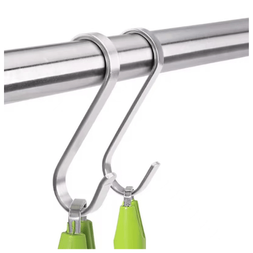 Heavy Duty Flat S Shaped Hooks | Stainless Steel Hangers for Kitchen & Closet | SEME Hardware Heavy Duty Flat S Shaped Hooks | Stainless Steel Hangers for Kitchen & Closet | SEME Hardware