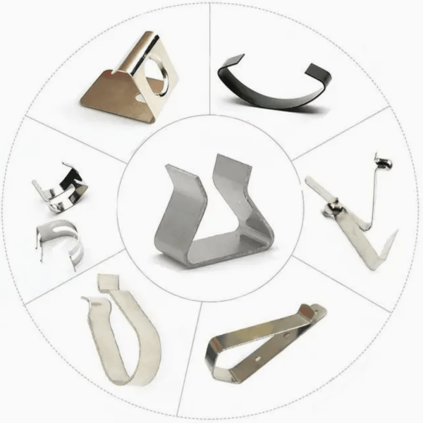 Custom Spring Steel Retaining & Mounting Clips Custom Spring Steel Retaining & Mounting Clips