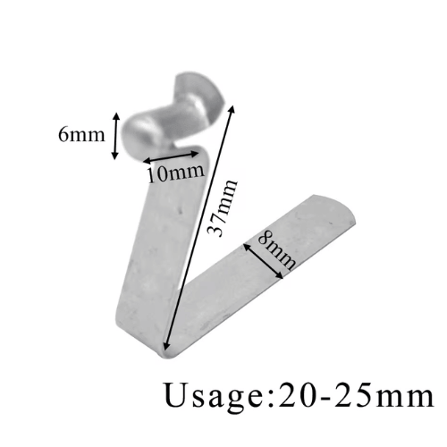 65Mn Steel Electro-Galvanized Spring Clips – Tube Fasteners for Fitness, Furniture & Industry 