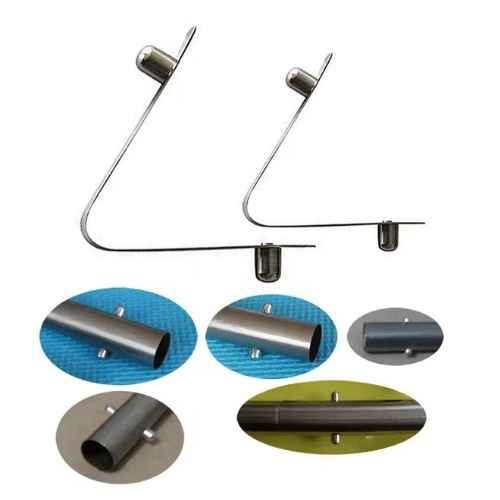 65Mn Steel Electro-Galvanized Spring Clips – Tube Fasteners for Fitness, Furniture & Industry 