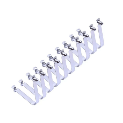 65Mn Steel Electro-Galvanized Spring Clips – Tube Fasteners for Fitness, Furniture & Industry 