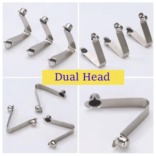 65Mn Steel Electro-Galvanized Spring Clips – Tube Fasteners for Fitness, Furniture & Industry 