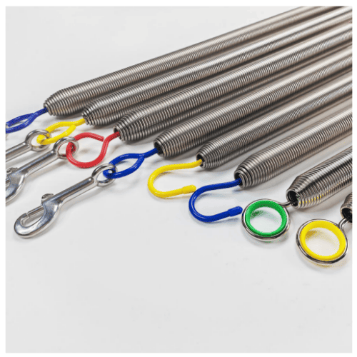 Bulk colorful pilates reformer spring sets in factory packaging for equipment manufacturers