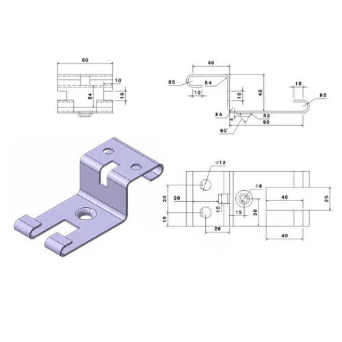 custom flat stainless steel spring clips, metal shrapnel, China OEM manufacturer