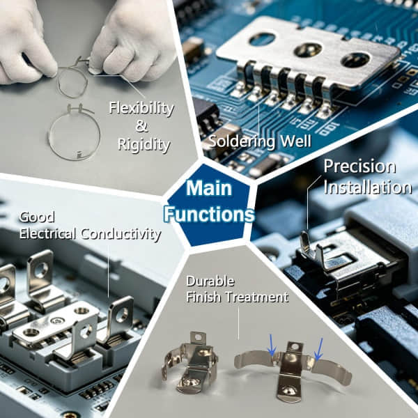 Precision Metal Stamping Clips | Custom 65Mn Spring Steel Sheet Springs | OEM/ODM Manufacturer Precision Metal Stamping Clips | Custom 65Mn Spring Steel Sheet Springs | OEM/ODM Manufacturer