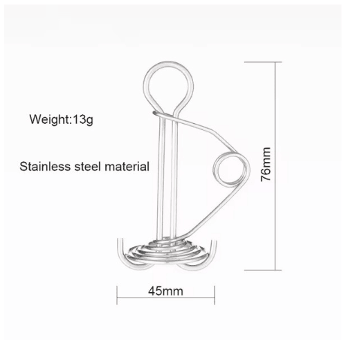 Stainless Steel Outdoor Deck Peg Spring | Custom Wire Forming Spring For Camping Deck Anchors