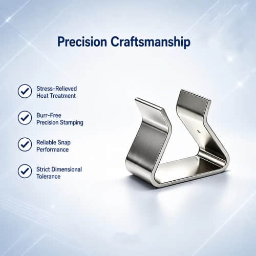 Custom Stamped Metal Clips Manufacturer | V Clips, R Clips & Spring Clips