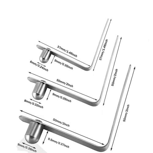 Custom stainless steel push button lock spring clips Custom stainless steel push button lock spring clips