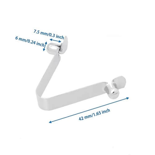 Custom stainless steel push button lock spring clips Custom stainless steel push button lock spring clips